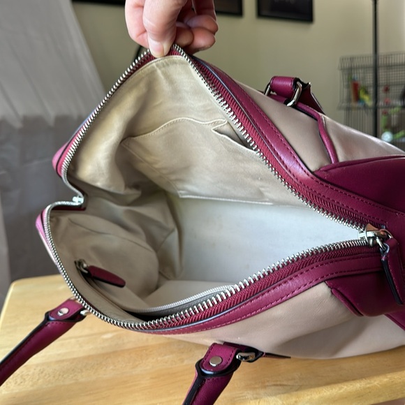 Coach legacy Haley satchel double zipper pulls 13x6x9 nice condition - Picture 5 of 13